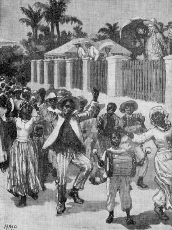 An Emancipation Day parade in Trinidad