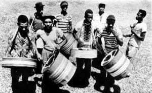 Trinidad All Stars pan yard, Duke Street