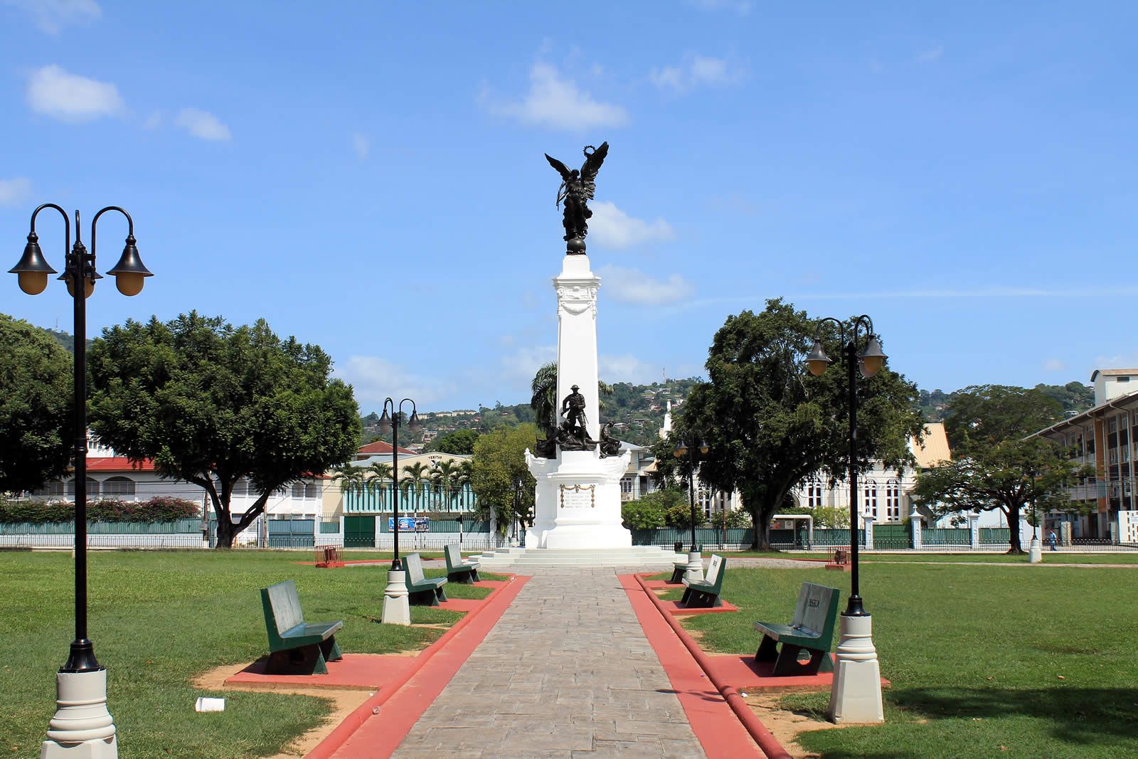 The Cenotaph in Memorial Park, Port of Spain